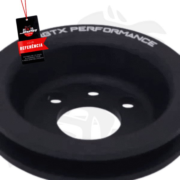 POLIA DO VIRABREQUIM RTX- PRETA