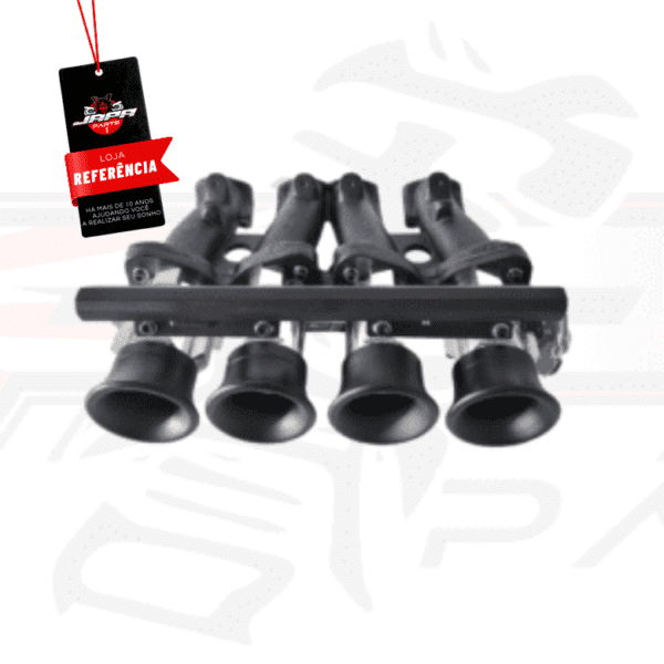 Admissão AP Aspirado com Throttle Body Unilateral | Billet Preto | Performance Pura