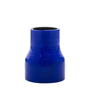 Mangote em Silicone Redutor Reto 3" para 2" polegadas (76mm para 51mm) x 100mm Azul - Lino Flex