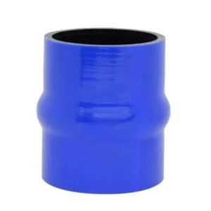 Mangote em Silicone Reto com Hump e Reforco 3" polegadas (76mm) x 100mm Azul- Lino Flex