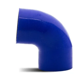 Mangote em Silicone Curva 90º graus 3" polegadas (76mm) x 125mm Azul Lino Flex