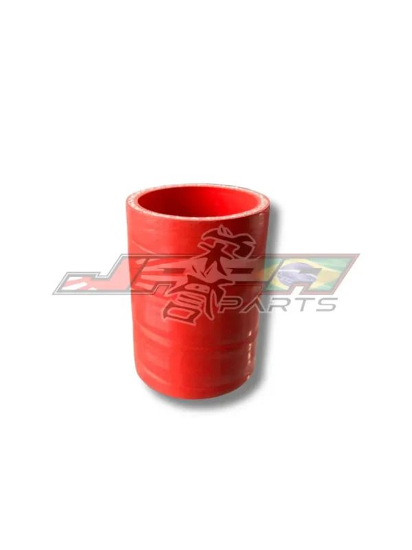 Mangote em Silicone Reto 2-1/2" polegadas (63mm) x 100mm Vermelho Lino Flex