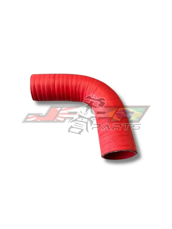 Mangote em Silicone Curva 90º graus 2" polegadas (51mm) x 160mm - Vermelho Lino Flex