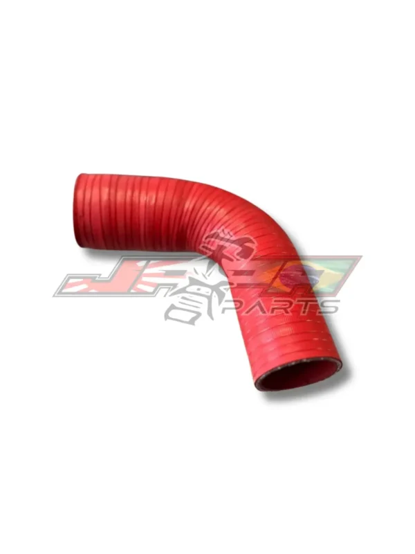 Mangote em Silicone Redutor Curva 90° graus 2-1/4" para 2" polegadas (57mm para 51mm) x 125mm - Vermelho  Lino Flex