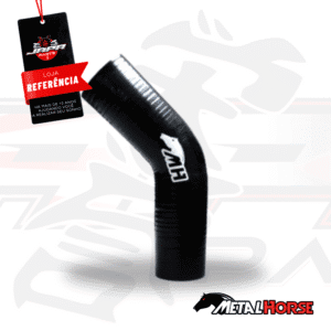 Mangote em Silicone Curva 45° – 2" (51mm) x 125mm | Metal Horse