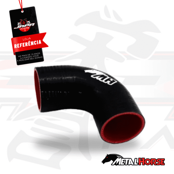 Mangote em Silicone Curva 90º graus 3-1/4" polegadas (83mm) x 125mm