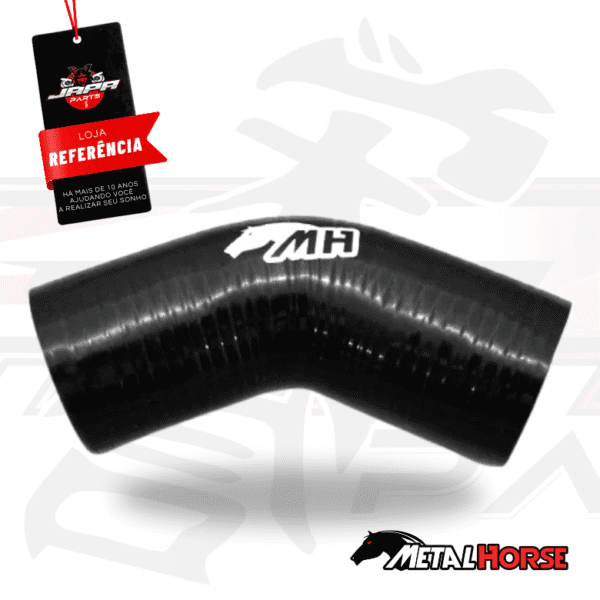 Mangote em Silicone Curva 45º graus 3" polegadas (76mm) x 125mm