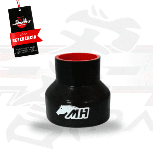 Mangote em Silicone Redutor Reto 4" para 2-1/2" polegadas (102mm par 63mm) x 100mm
