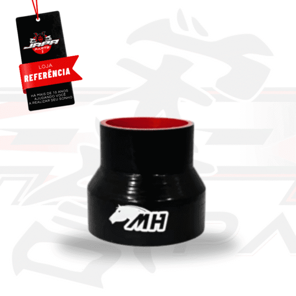 Mangote em Silicone Redutor Reto 4" para 3" polegadas (102mm para 76mm) x 100mm