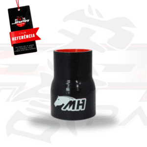 Mangote Redutor Em Silicone Reto 2-1/2 Para 2 Polegadas 100mm Metal Horse