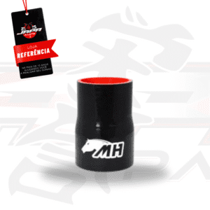 Mangote Redutor Em Silicone Reto 2-1/2 Para 2-1/4 Poleg 100mm Metal Horse