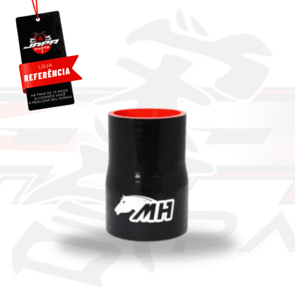 Mangote Redutor Em Silicone Reto 2-1/2 Para 2-1/4 Poleg 100mm Metal Horse