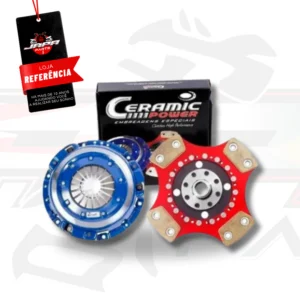 Kit Embreagem Cerâmica 1200lbs 4 Pastilhas S/ Mola Vw Ap