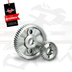 Conjunto de Engrenagens Fixas de Comando e Virabrequim de Opala - MTR