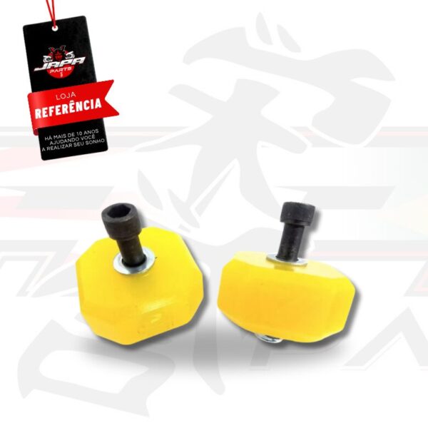 Coxim Lateral Do Motor Para Gm Opala 6cc Em Pu ( Par)