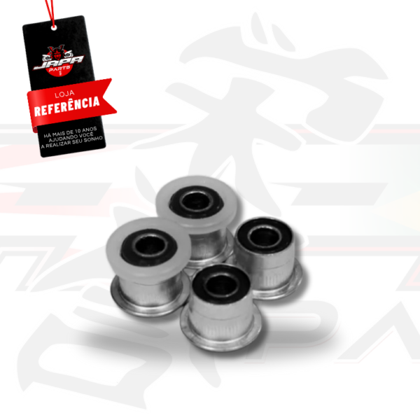 Kit Bucha Bandeja Dianteira Superior Opala/caravan Mopu NVS