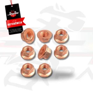 PORCA COBREADA P/ COLETOR ESCAPE ( VALOR DE 8 UNIDADE )