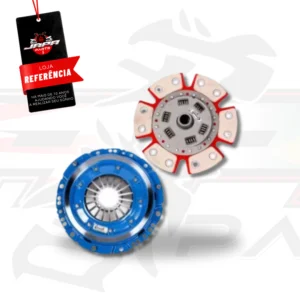 Embreagem de Cerâmica 980lb com mola 6 pastilhas VW 1500/ 1600 Fusca/ Brasília após 73 motor a ar
