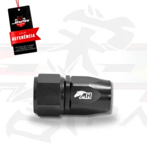 Conexão 12AN / AN12 Reta para Mangueira Aeroquip - Black Edition (Preta)Metal Horse