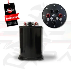 Sistema Completo de Surge Tank de 3L para Duas Bombas Internas - Preto Metal Horse