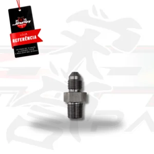 Adaptador Macho NPT 1/8" para Macho Cônico 3AN / AN3 -