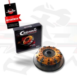 Embreagem Multidisco Centrifuga Carbono Vw Ap 1.8 2.0 Gol Marca:  Ceramic Power  |   Modelo: Gen-2  Disco Estria 16v