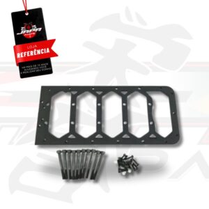 Plate / Reforço De Bloco Gm Chevette Ohc Com Parafusos Poke Parts