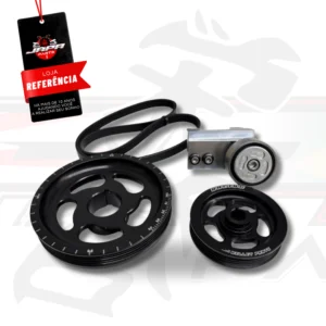 Kit Polias VW Fusca Poly-V Mod. Gota - Folego Turbo