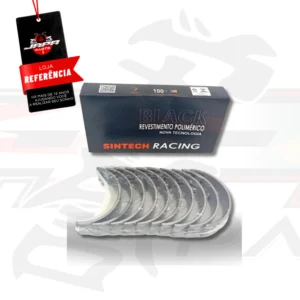 Jogo de Bronzinas de Mancal 0,25 Sintech Racing Black