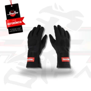 LUVA RACEQUIP SFI 3.3 / 5 - ANTI CHAMAS - PRETO