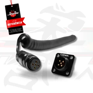 CABO ESPIRALADO COM PLUG 5 VIAS LOTSE