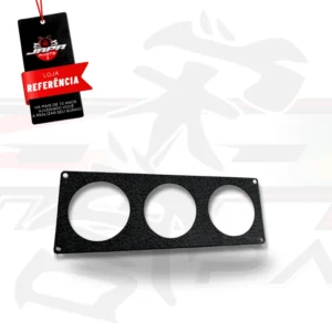 Suporte 3 Manômetros 52mm Rádio Gol / Parati / Saveiro G1